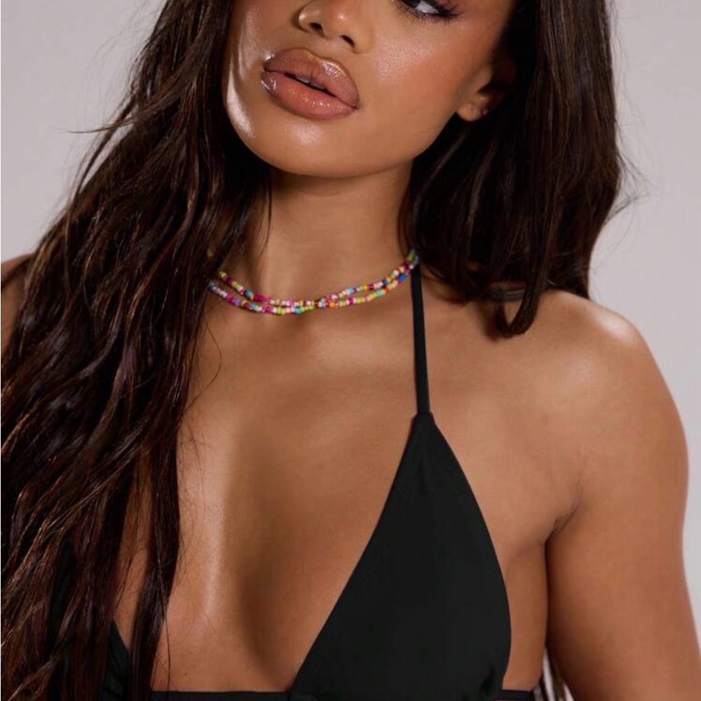 ROMWE Black Bikini Top